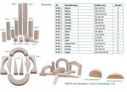 Pokorny Bausteine 58 Stk.